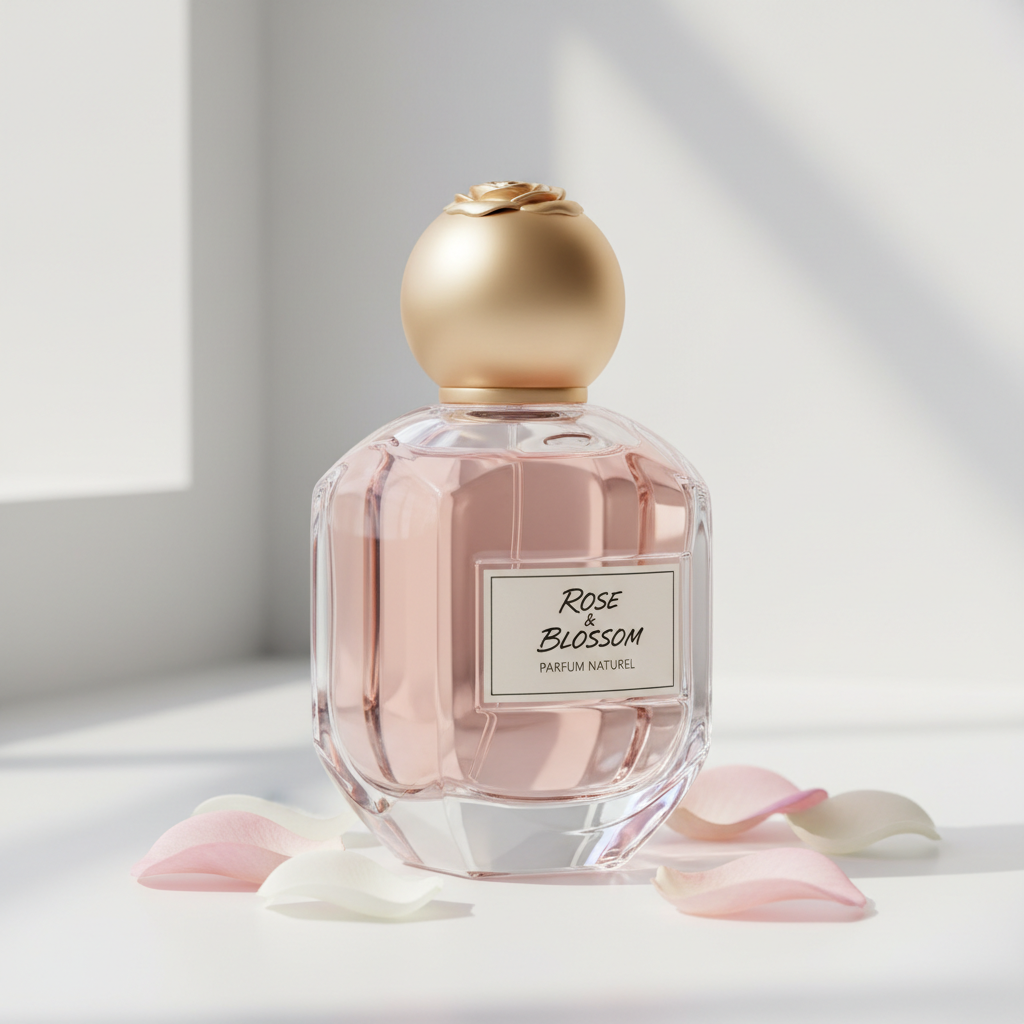 Rose Elixir luxury perfume bottle