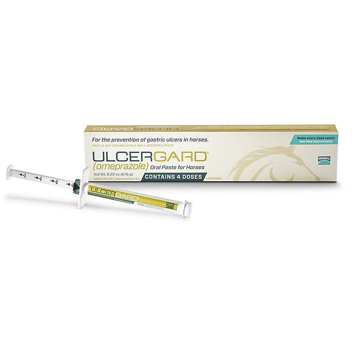 UlcerGard Omeprazole Oral Paste for Horses - 4 Dose Tube