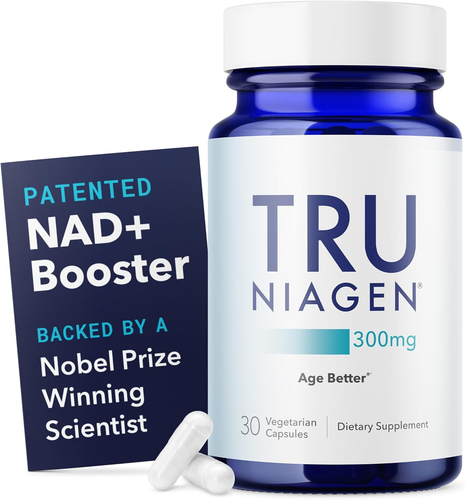 TRU NIAGEN Patented NAD+ Supplement, 300mg Niagen, 30 Servings | Nicotinamide Ri
