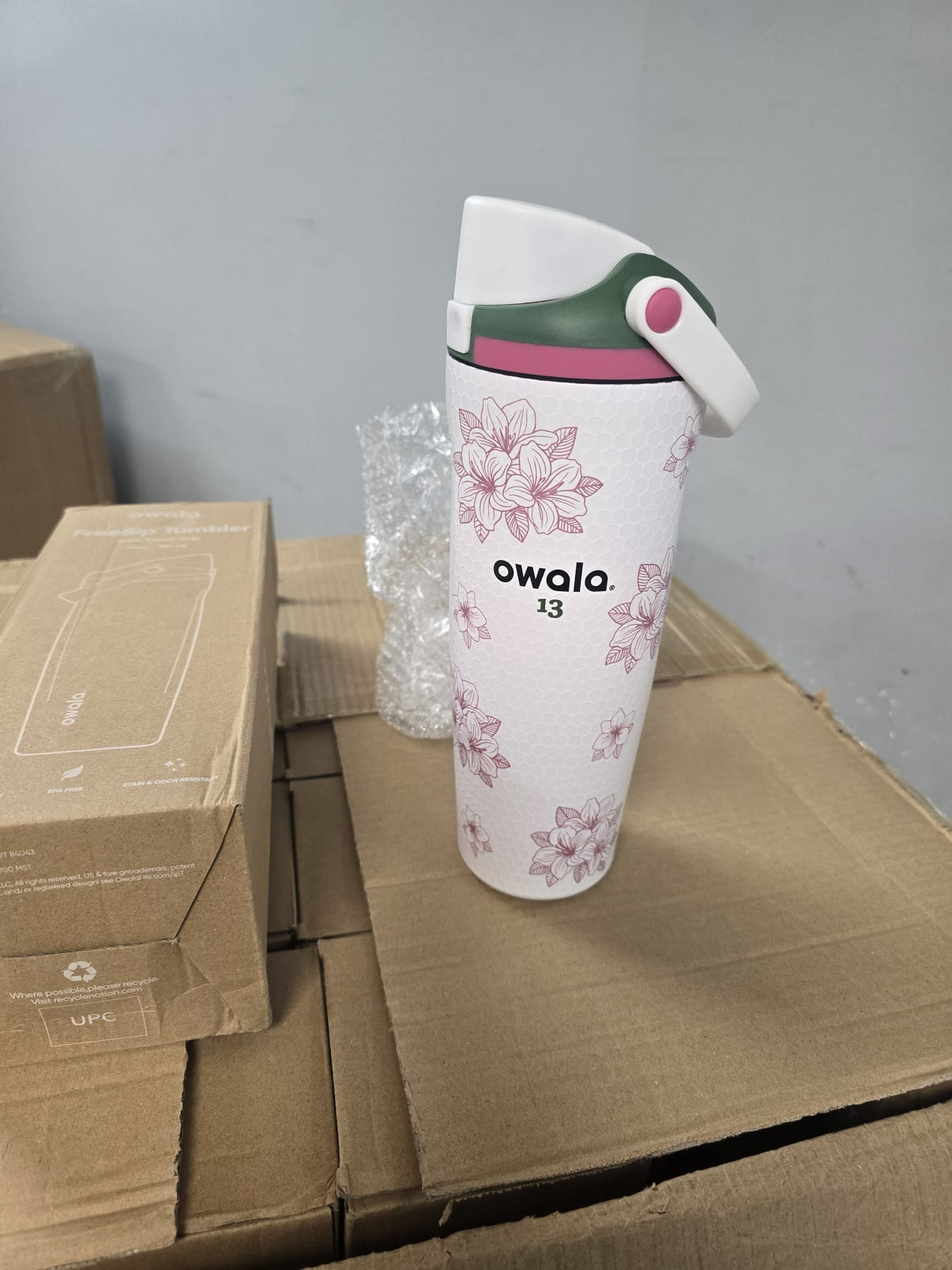 NEW Owala FreeSip Azalea 13 Golf 30oz Water Bottle Special Edition Sealed Gift