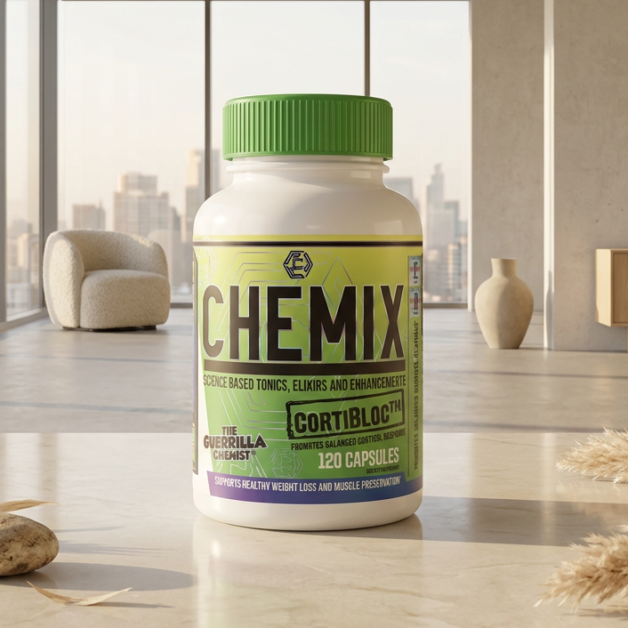 Chemix CortiBloc 120 Capsules Hormone Support Dietary Supplement Formula