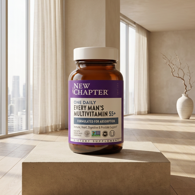 New Chapter Every Man's One Daily 55+ Multivitamin Tablets - 48 Count Exp 01/28