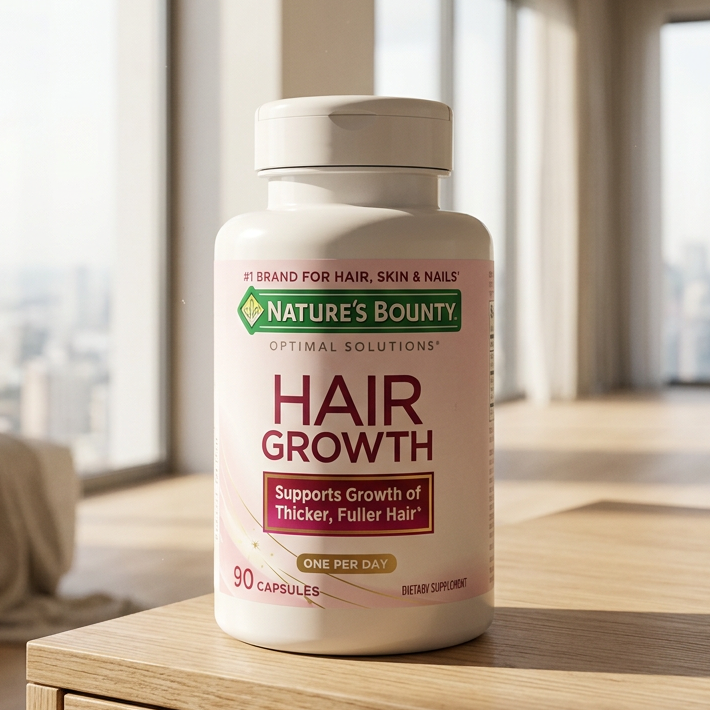 Nature's Bounty Hair Growth Supplement, 1 Per Day, Clinically Shown to Support