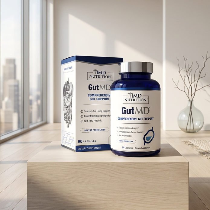 1MD Nutrition GutMD LGlutamine Capsules w/Prebiotic for Gut Health L Glutam...