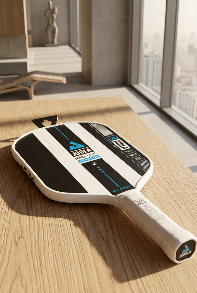 Authentic Joola Ben Johns Hyperion Pro IV 16mm Pickleball Paddle - Black