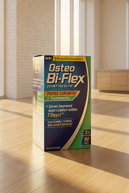 Osteo Bi-Flex Triple Strength Glucosamine + Turmeric + Joint Shield 80 tabs