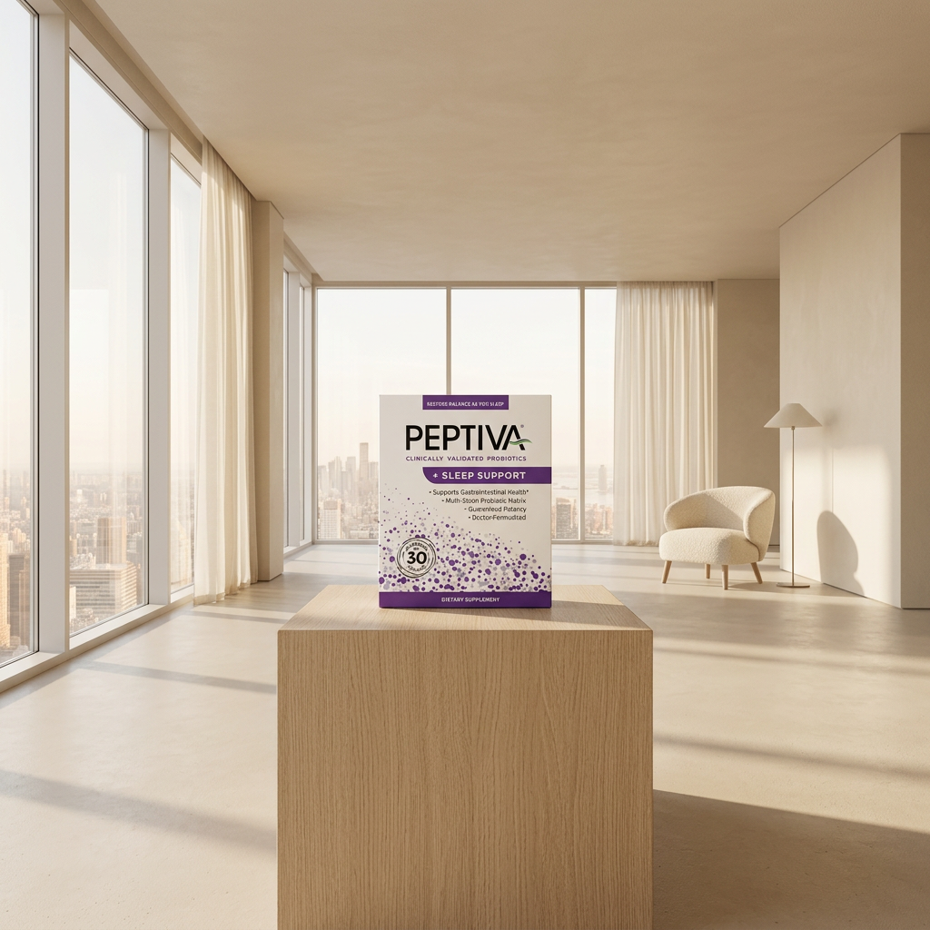 Peptiva 26 Billion Multi-Strain Probiotic and Sleep Support 30 Capsules 03/2027
