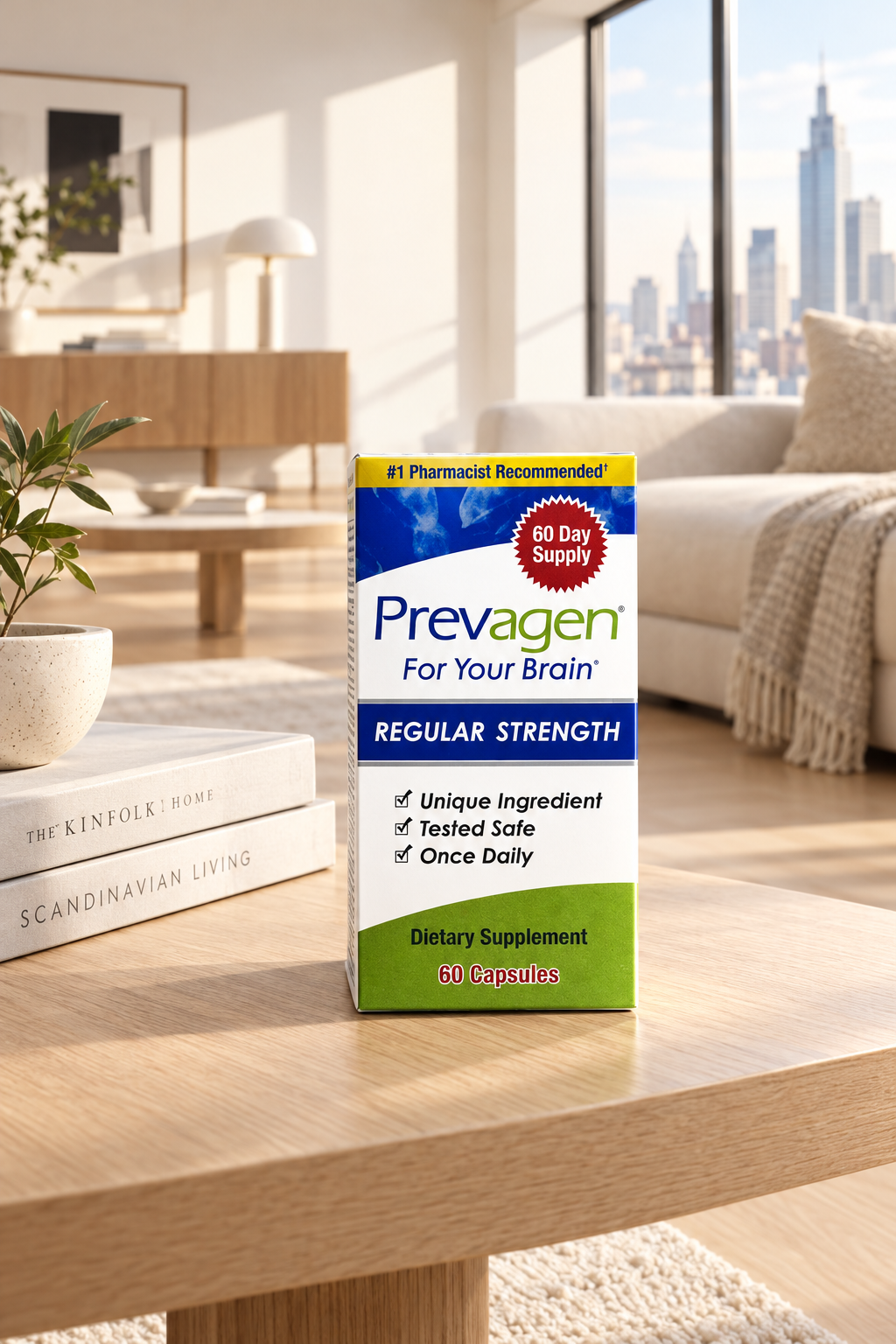 PREVAGEN REGULAR STRENGTH 60 CAPSULES DIETARY SUPPLEMENT FACTORY SEALED