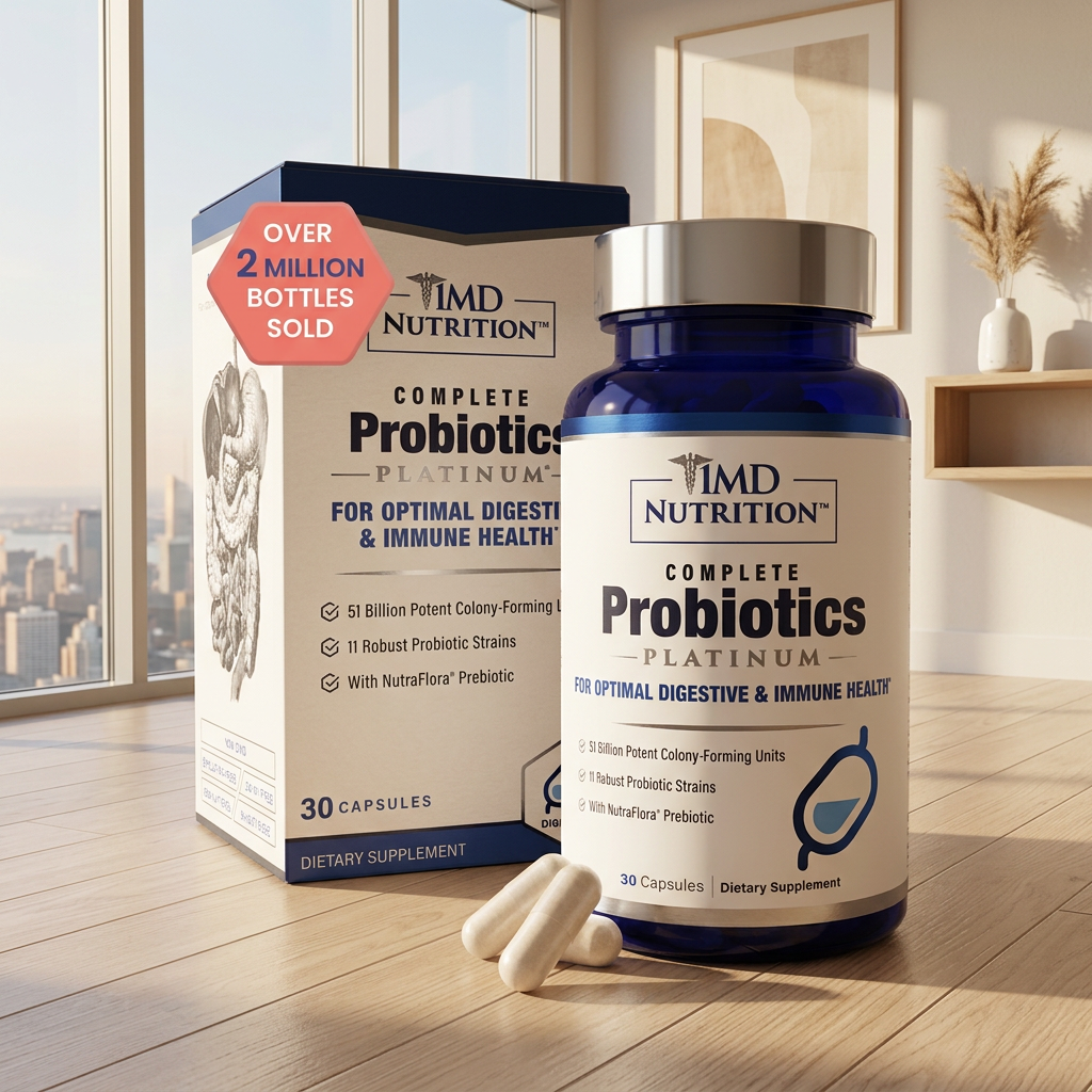 1MD Complete Probiotics Platinum Dietary Supplement Capsule - 30 Count