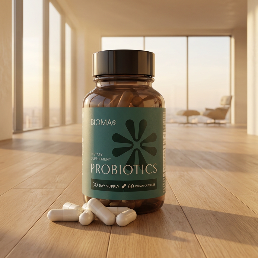 BIOMA Probiotics - Digestive Health - Gut Support for Men & woman 60 ct (30 day)