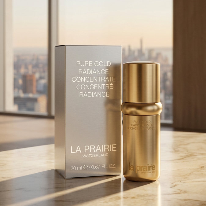La Prairie Pure Gold Radiance Concentrate 20ml / 0.67oz Face Serum NEW Sealed