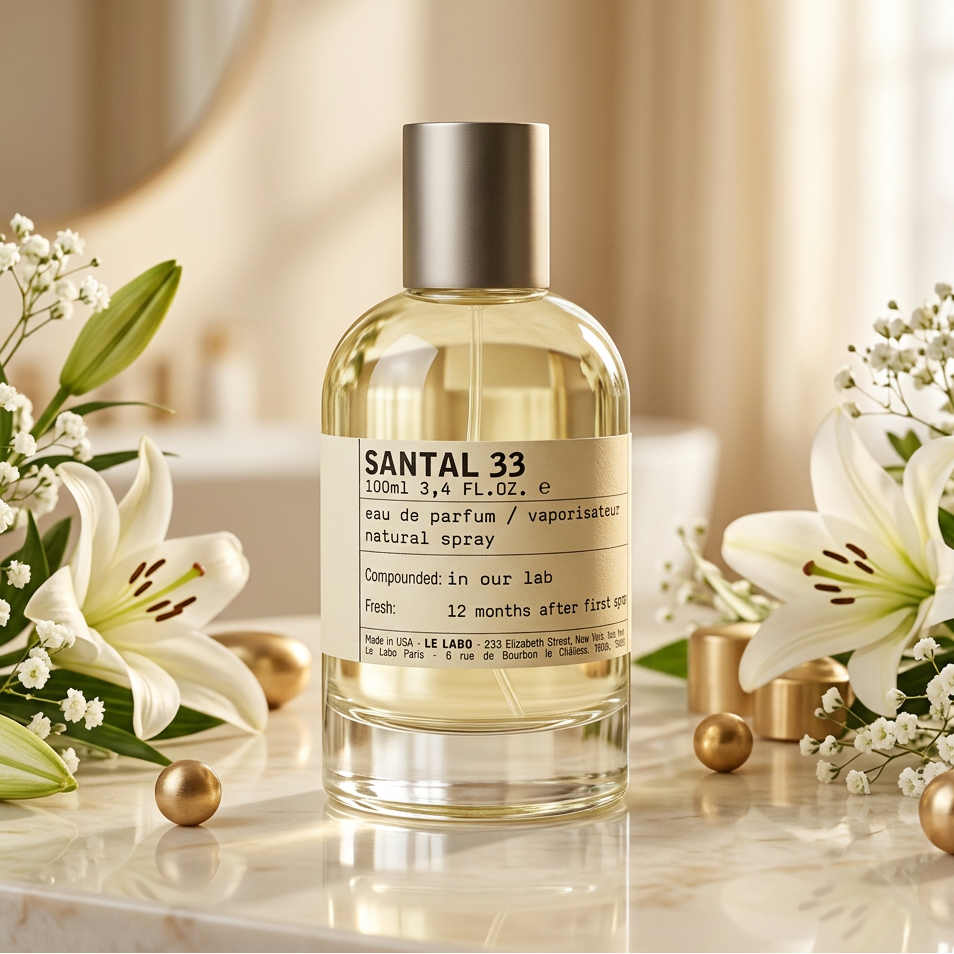 Le Labo Santal 33 3.4 Oz Unisex Eau de Parfum Spray -New Without Box
