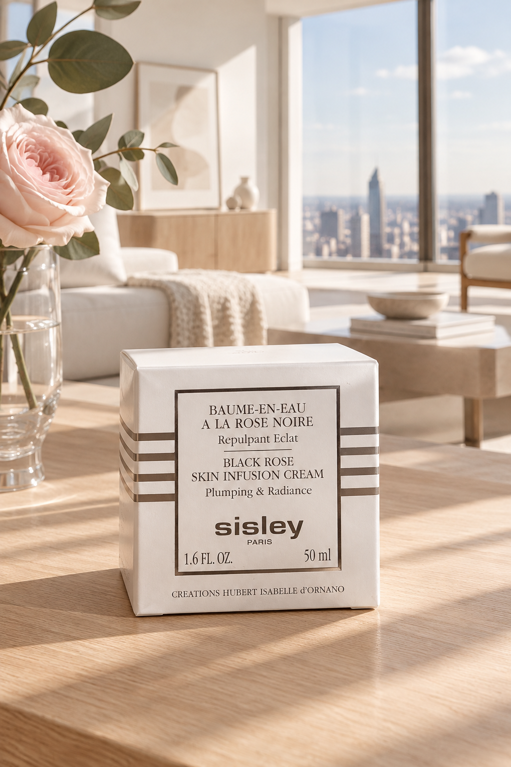 SISLEY Black Rose Skin Infusion Cream, Plumping & Radiance 1.6oz/50ml (Original)