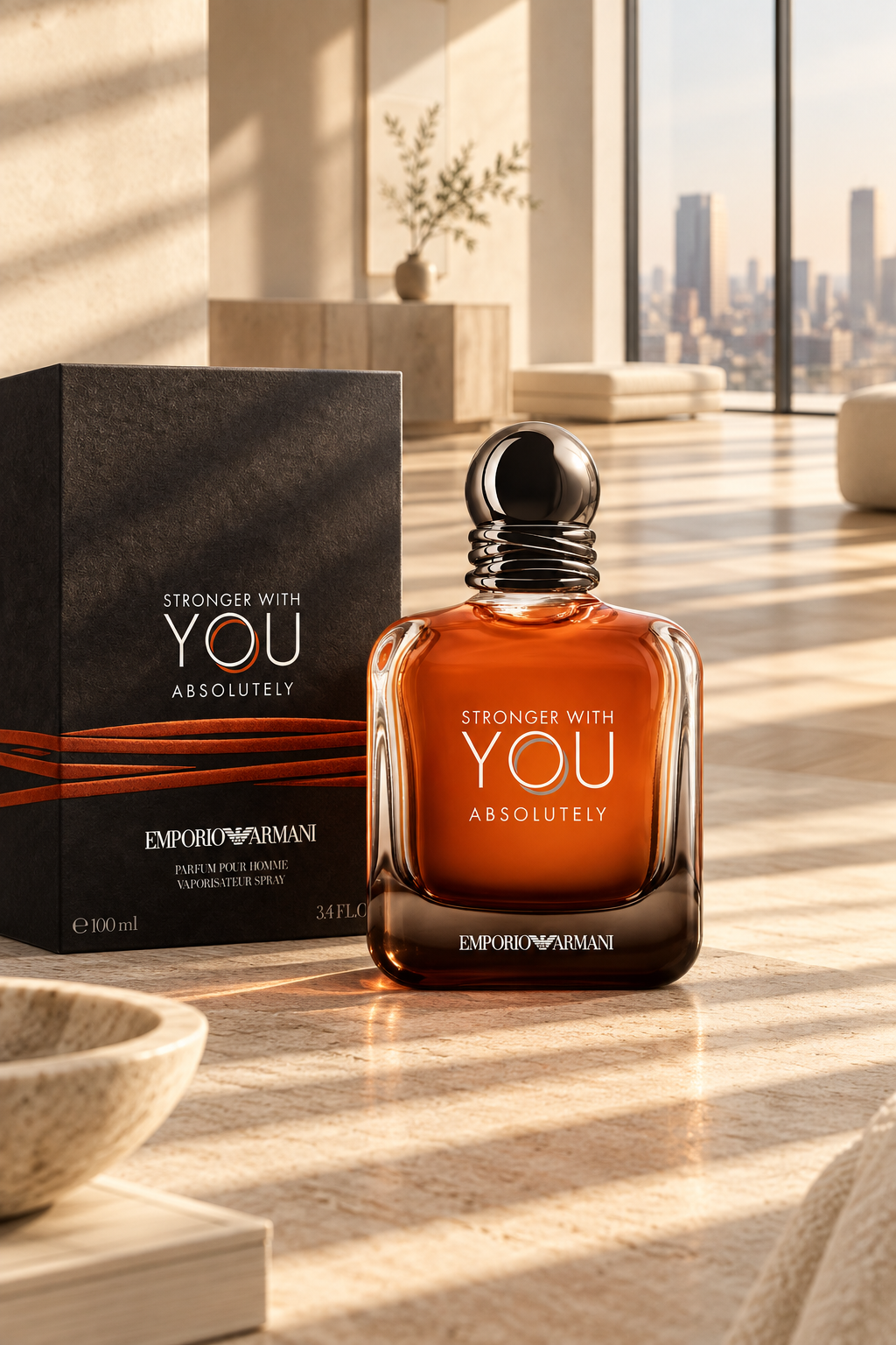 Sale! Stronger With You Absolutely EDP Spray 3.4 OZ 100ML For Men Free Shipping