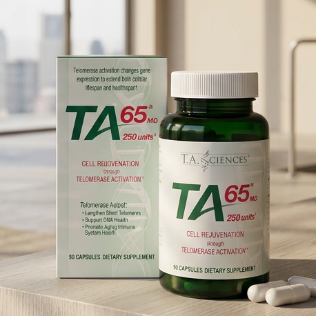 TA-65 Telomere Activation Rejuvenation Supplement, DNA Repair, Stem Cell 90 Caps