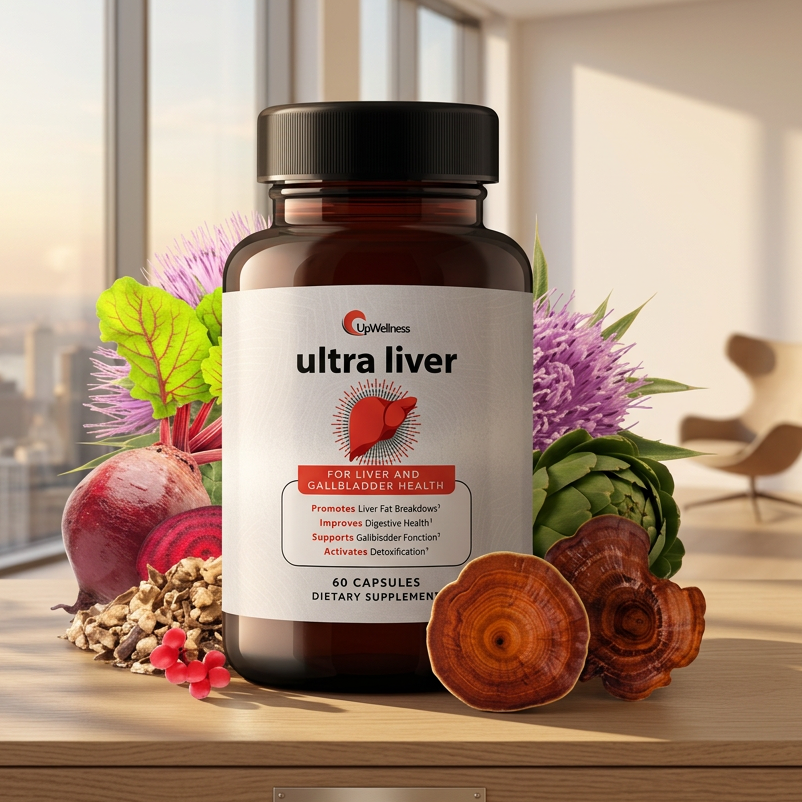 UpWellness Ultra Liver Supplement for Liver Health and Gallbladder Support