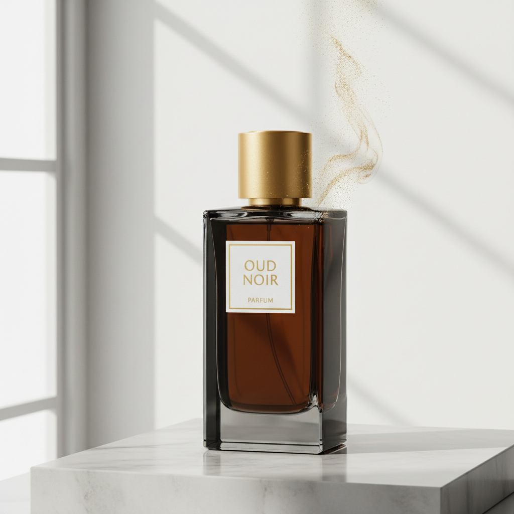 Midnight Oud luxury perfume bottle