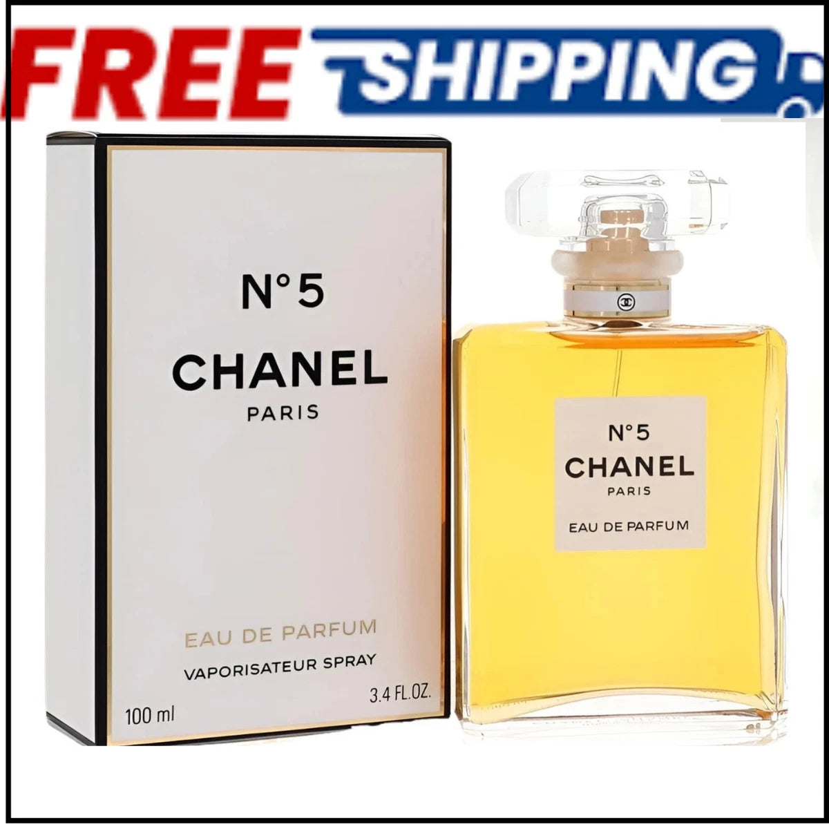 Chanel N°5 Paris Eau De Parfum 3.4 oz 100 ml Women's Spray