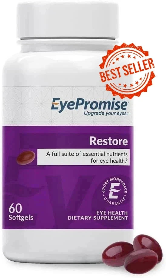 EyePromise Restore Supplement Complete Macular Health Formula 60 Softgels