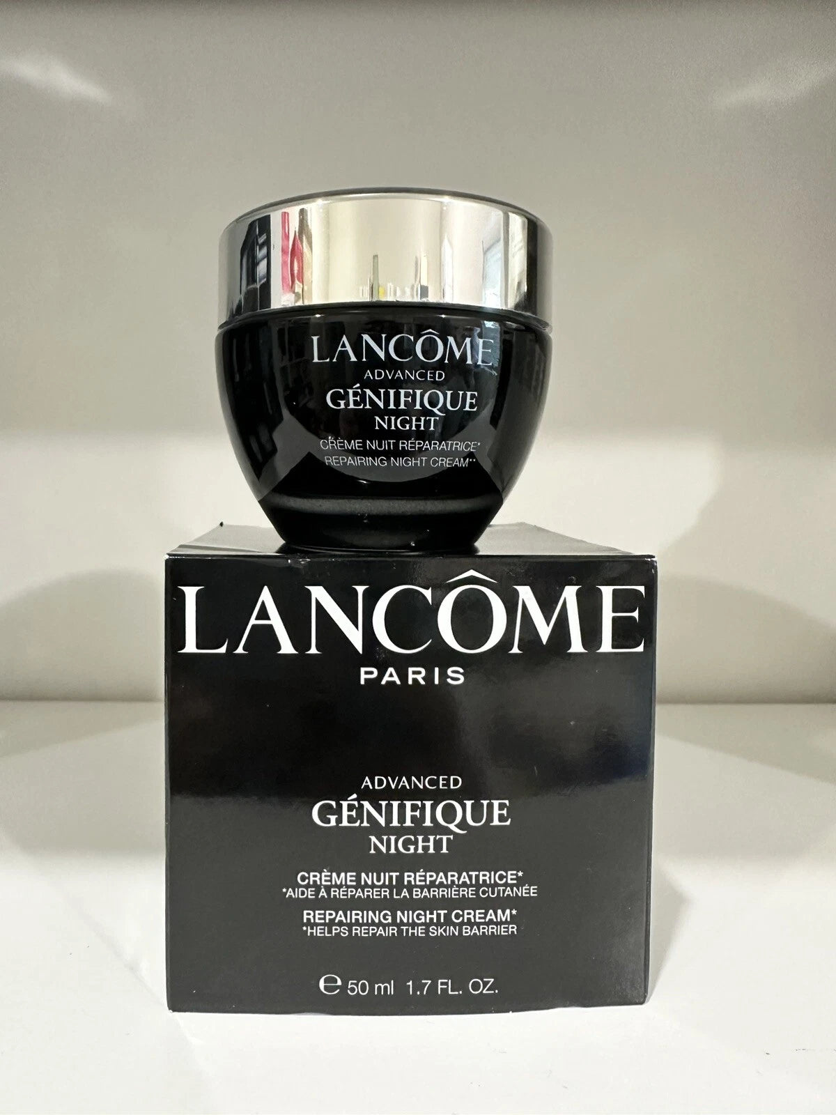 LANCOME ADVANCED GENIFIQUE NIGHT CREAM 1.7 REPAIRING NIB 100%AUTHENTIC