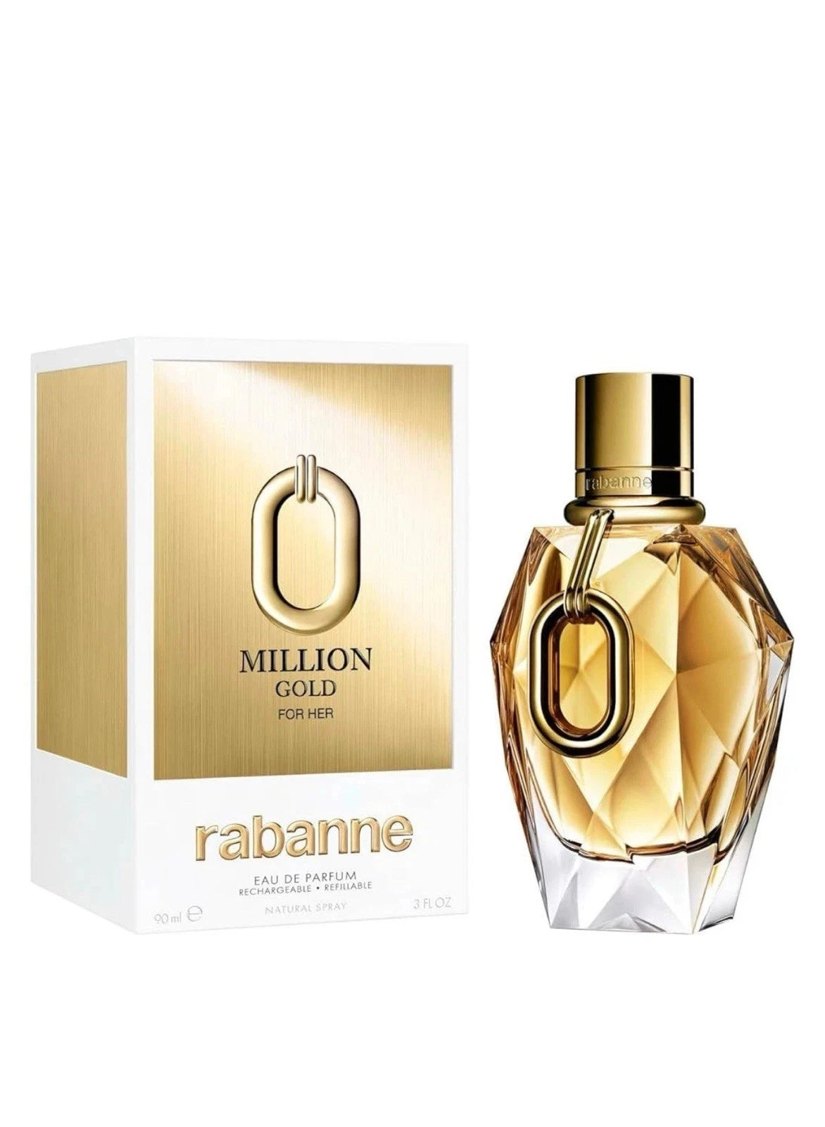 Rabanne O MILLION GOLD For Her Eau de Parfum – 90 ml / 3.0 fl oz