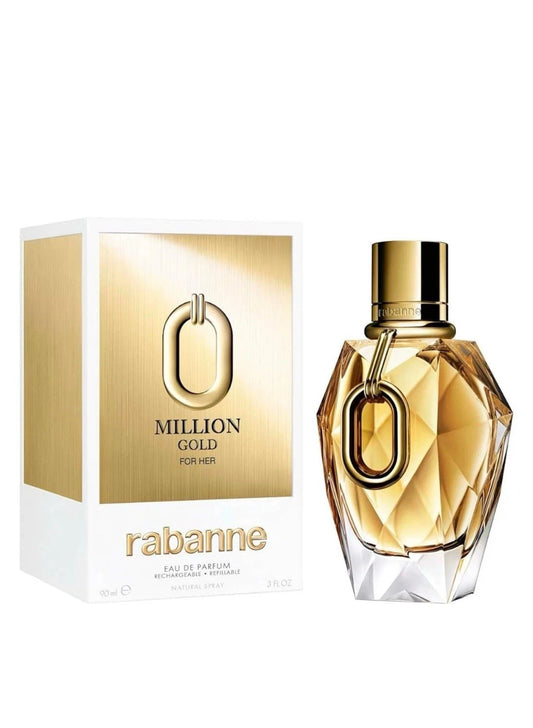 Rabanne O MILLION GOLD For Her Eau de Parfum – 90 ml / 3.0 fl oz