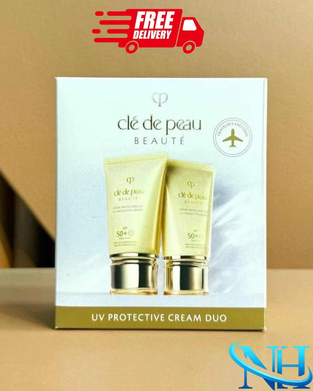 Cle De Peau Beaute UV Protective Cream SPF 50+ 1.8oz/50ml (PACK OF 2) Sealed Box