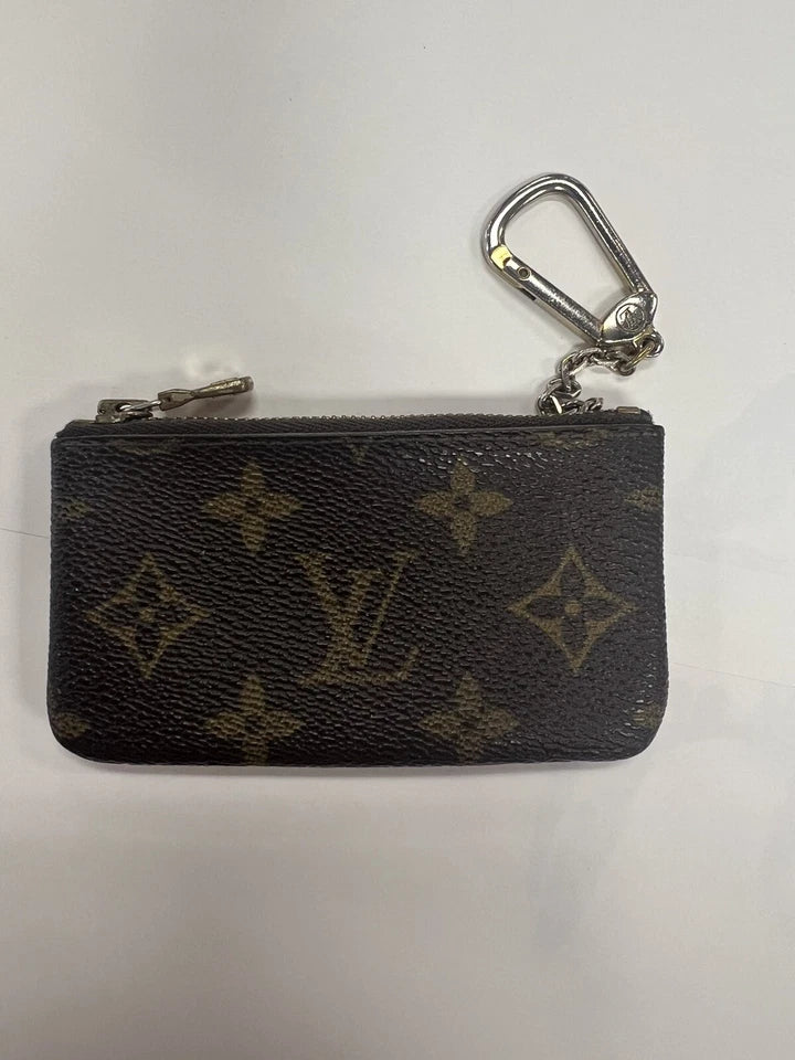 Louis Vuitton Monogram Pochette Cles Wallet Coin Purse/ Key Pouch Vintage