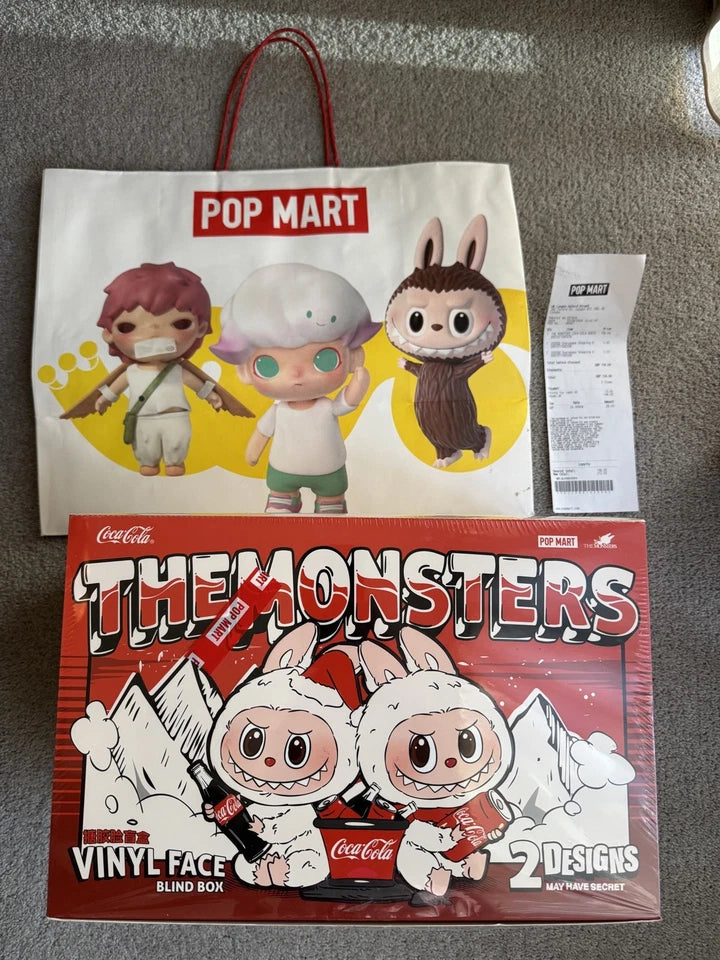Popmart COCA COLA X THE MONSTERS LABUBU BLIND BOX AUTHENTIC SEALED LONDON RAFFLE
