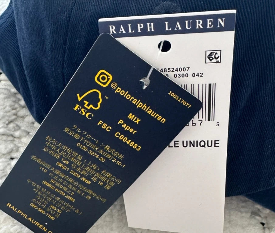Polo Ralph Lauren Classic Sport Cap, NAVY(Unisex)