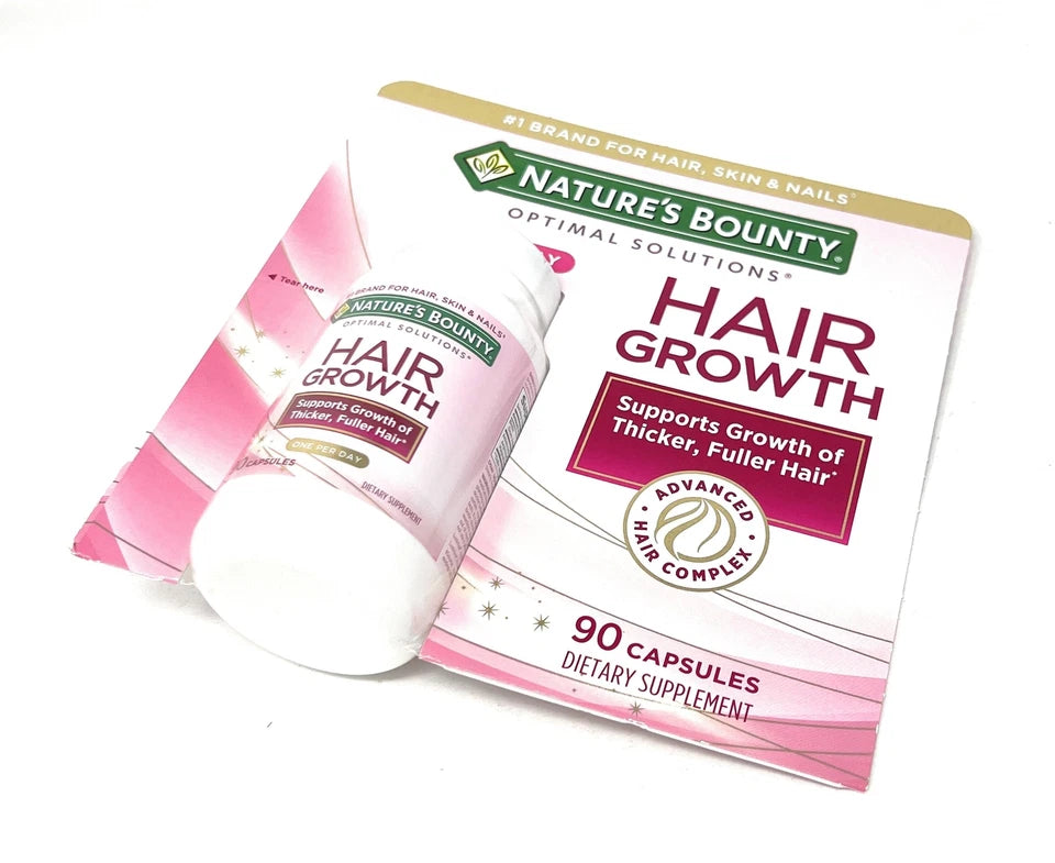Nature's Bounty Hair Growth Supplement, 1 Per Day, Clinically Shown to Support