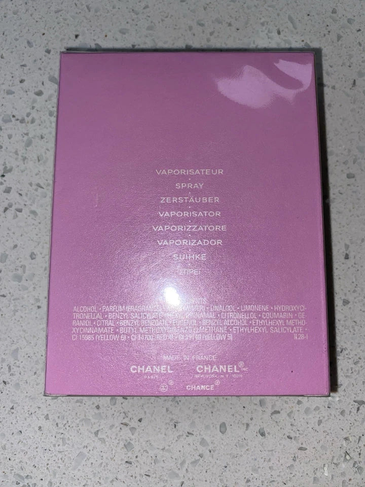 CHANEL Chance 3.4oz. Women's Eau De Toilette Spray