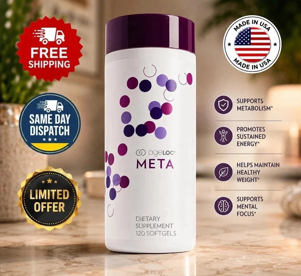 NU SKIN PHARMANEX ageLOC META Metabolism 120 Capsules New Sealed Exp 2028