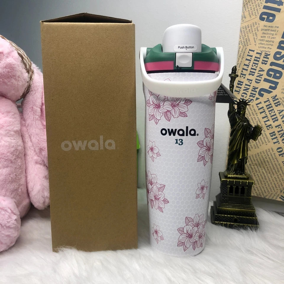 NEW Owala FreeSip Azalea 13 Golf 30oz Water Bottle Special Edition Sealed Gift