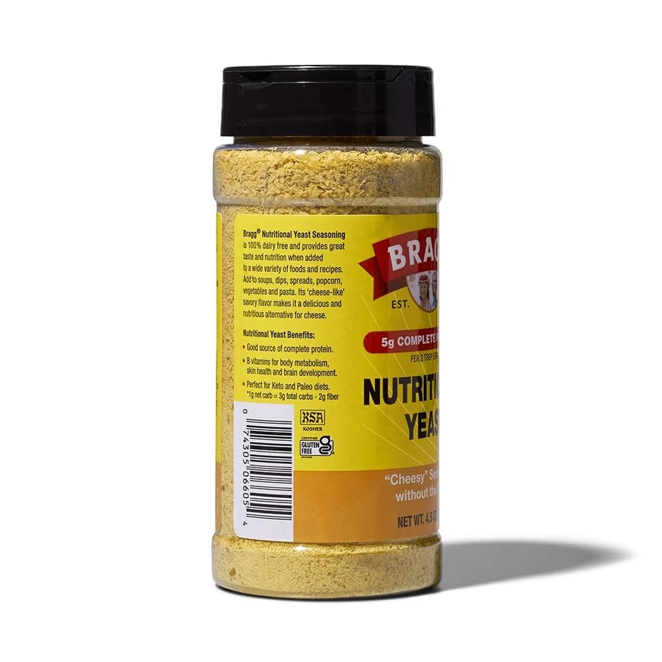 Bragg Premium Nutritional Yeast Seasoning 4.5 Ounce (Pack of 1)