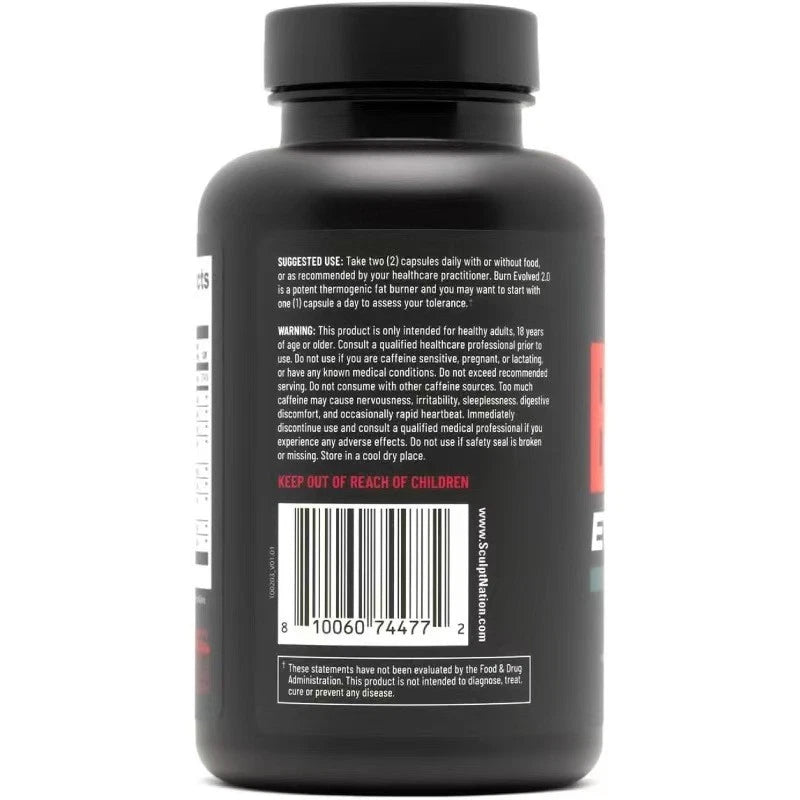 NEW Sculpt Nation Burn Evolved-Fat Burner Weight Loss Thermogenic Metabolism