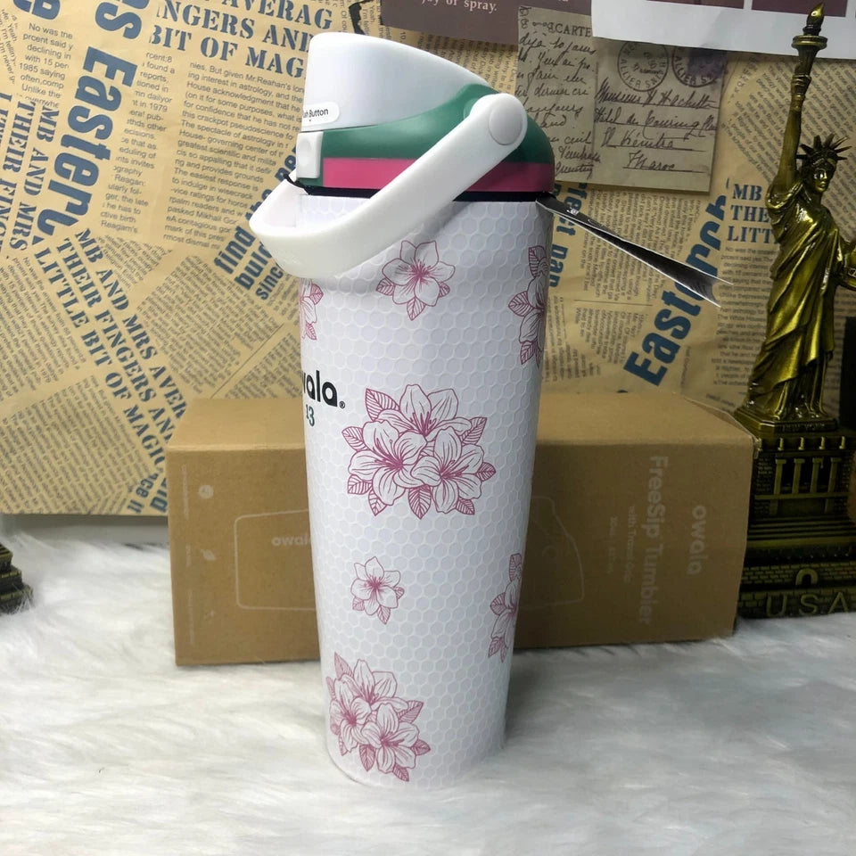 NEW Owala FreeSip Azalea 13 Golf 30oz Water Bottle Special Edition Sealed Gift