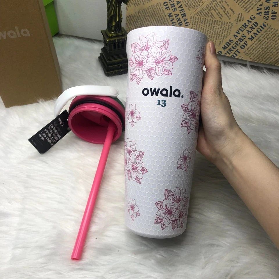 NEW Owala FreeSip Azalea 13 Golf 30oz Water Bottle Special Edition Sealed Gift