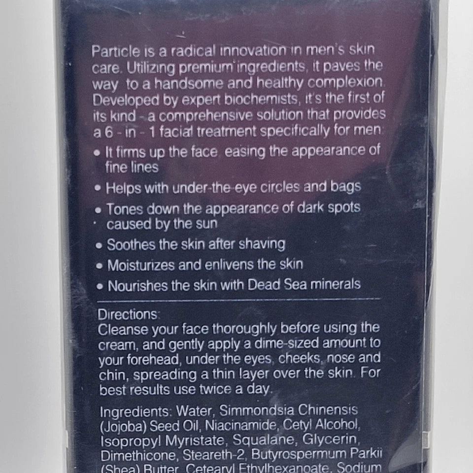 Particle FACE CREAM Men's Formula 6 in 1 Anti-Aging Moisturizer 1.7oz