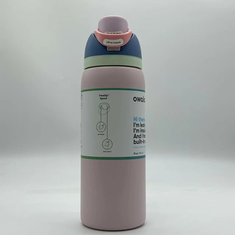Owala 32oz Good egg FreeSip Water Bottle Sport Mug Top Quality US Shipping