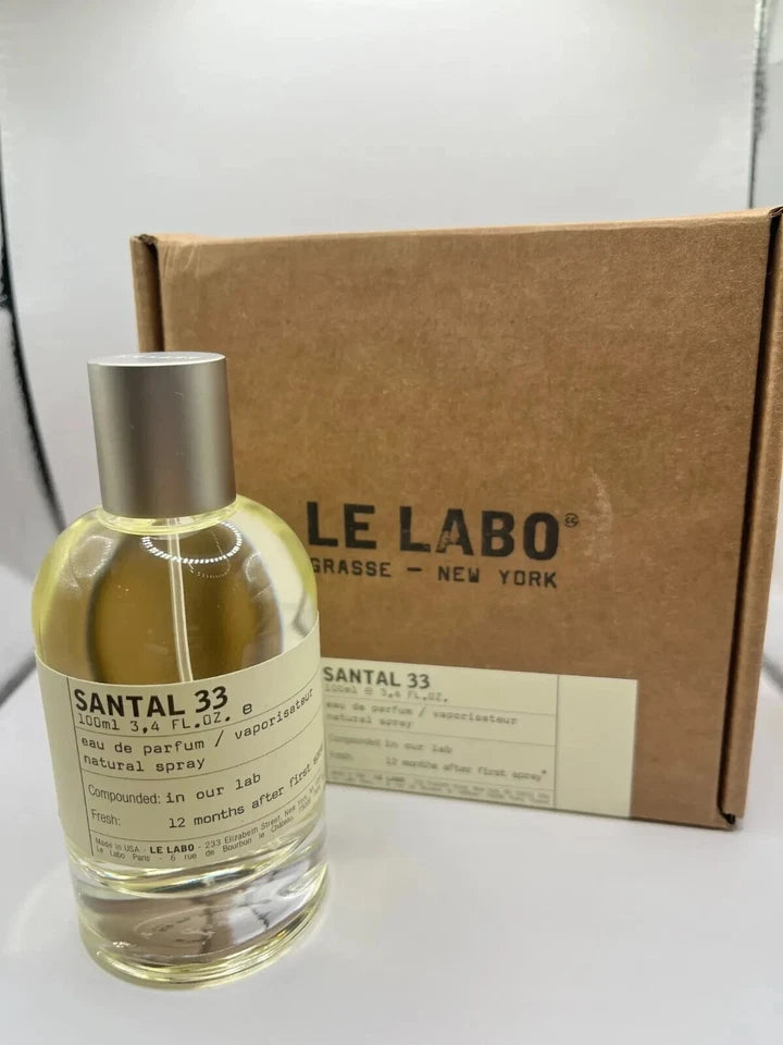 Le Labo Santal 33 3.4 Oz Unisex Eau de Parfum Spray -New Without Box