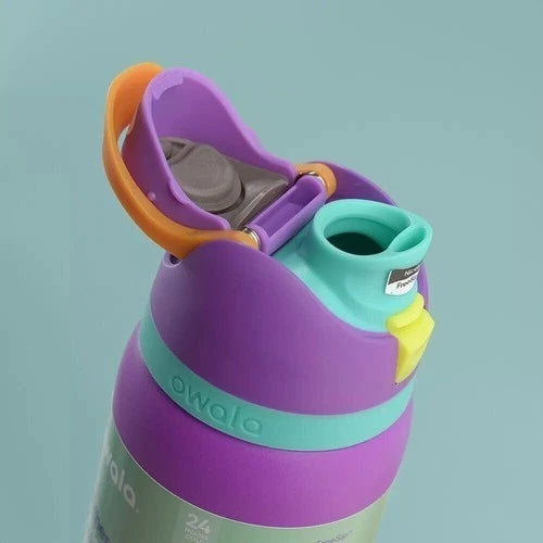 32oz InsulatedOwalaWater Bottle Drinking Exclusive Tied Flip Top FreeSip Bow