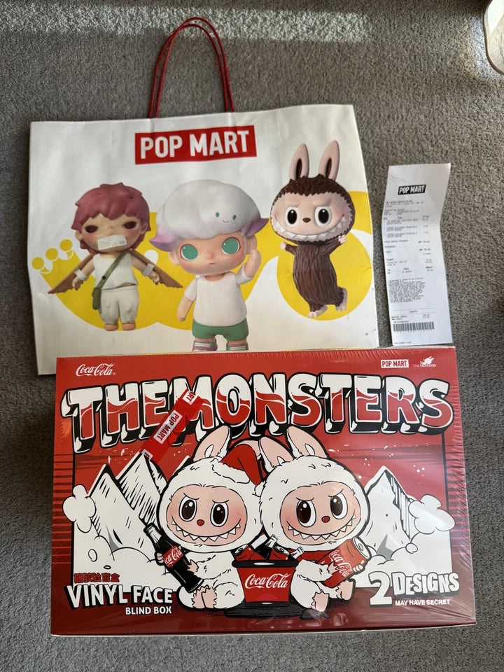 Popmart COCA COLA X THE MONSTERS LABUBU BLIND BOX AUTHENTIC SEALED LONDON RAFFLE