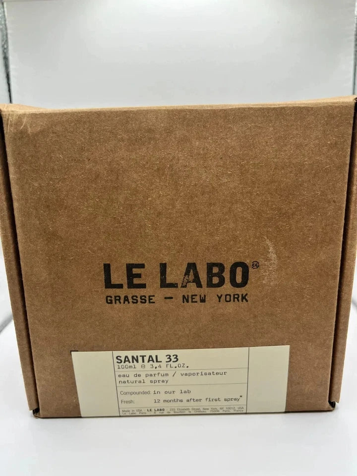 Le Labo Santal 33 3.4 Oz Unisex Eau de Parfum Spray -New Without Box