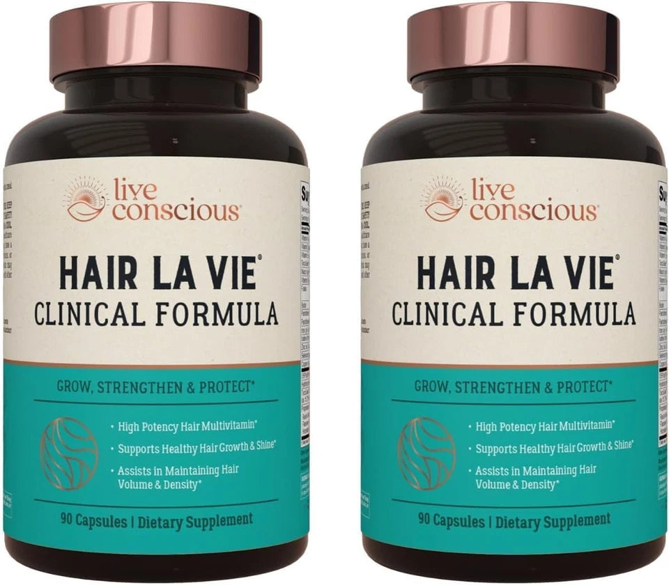 Hair La Vie Clinical Formula Hair Vitamins for Hair Regrowth, 90 Caps