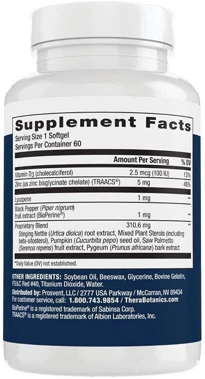 Prosvent Prostate Supplement for Men with Clinically Effective Beta Sitosterol