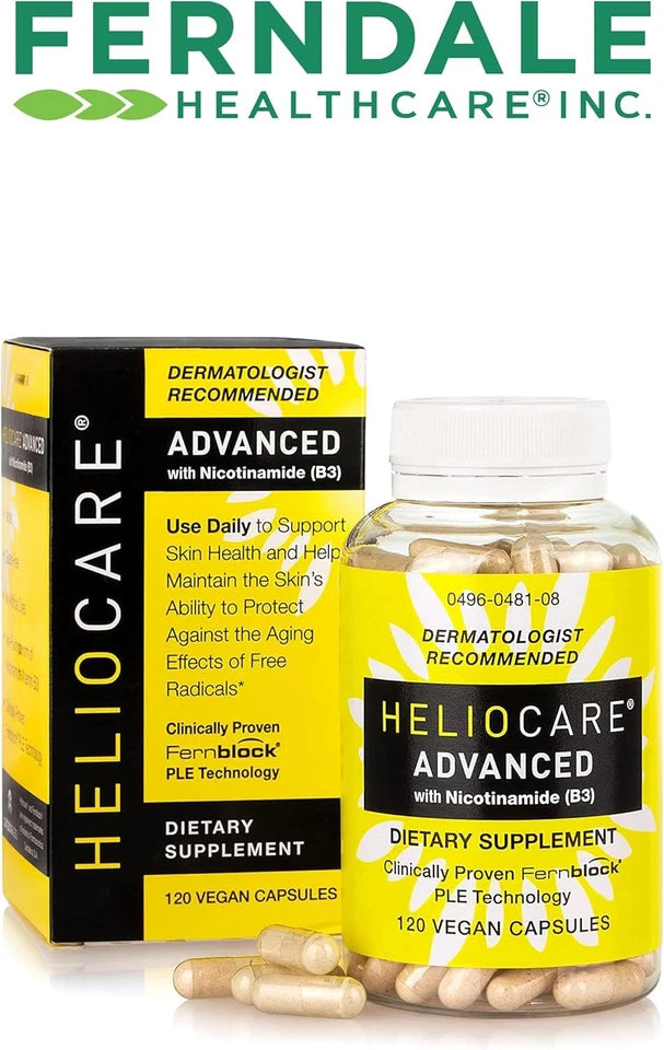 HELIOCARE Advanced Nicotinamide B3 Healthy Skin Vegan Capsules - 120 Count