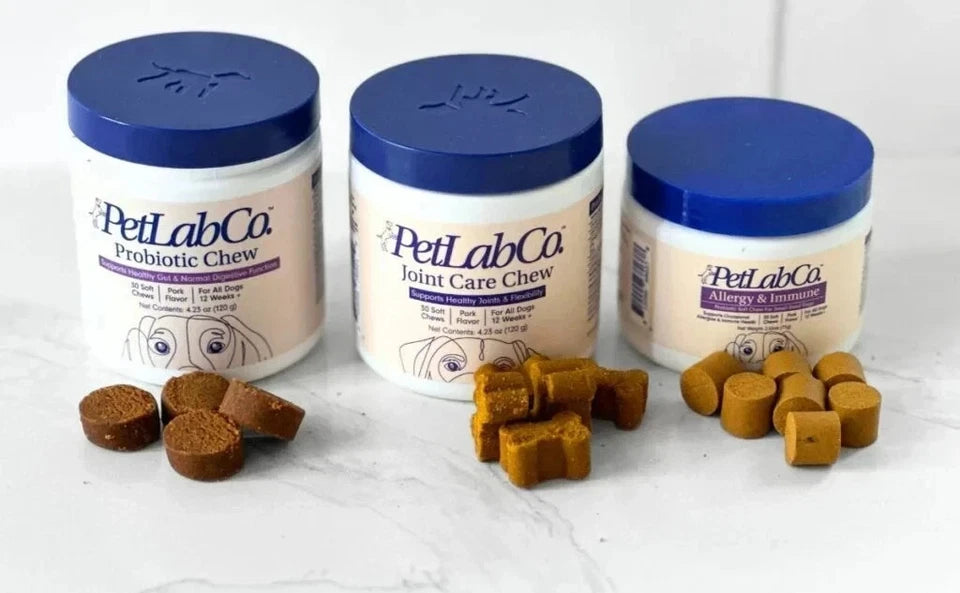PetLab Co Probiotic Chew Pork Flavor Dogs 12+ weeks 30 soft chews