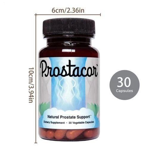 Vegan, - Natural Prostate Support Supplement - Non-GMO, Prostacor Gluten-Free