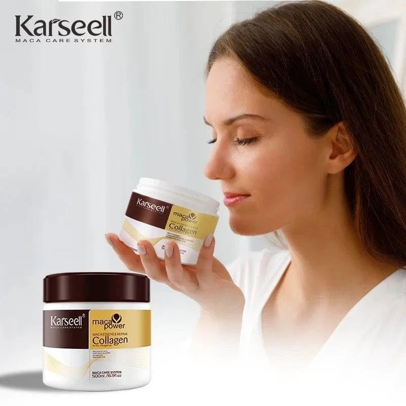 Karseell Hair Repair Mask Argan Mascarilla Conditioning Collagen Keratin Damage